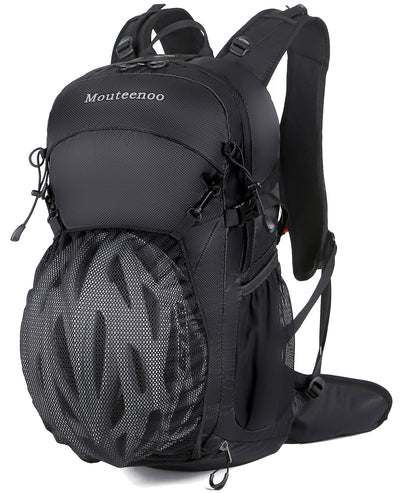 Mouteenoo Mochila de ciclismo de montaña para MTB, ciclismo y mochila de viaje en bicicleta para hombres y mujeres (negro)