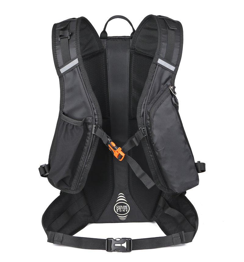 Mouteenoo Mochila de ciclismo de montaña para MTB, ciclismo y mochila de viaje en bicicleta para hombres y mujeres (negro)