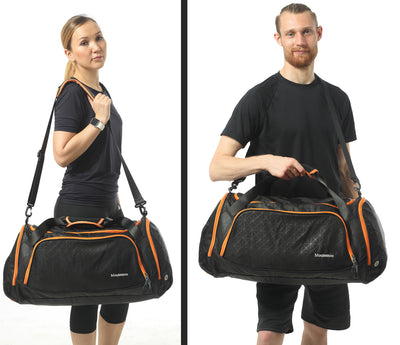 Mouteenoo Bolsa de deporte para hombre y mujer con compartimento para zapatos